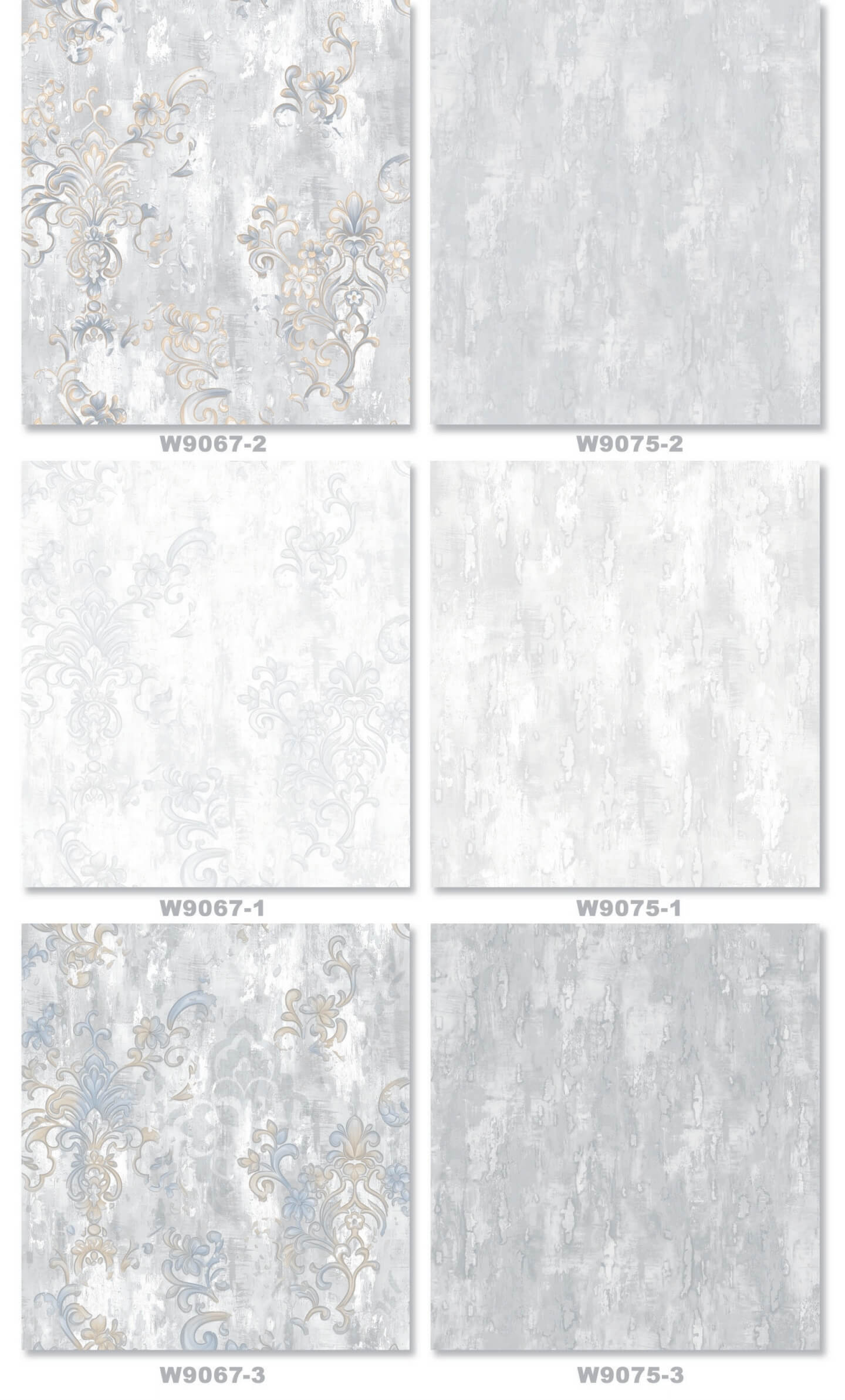 Orla Wave Glitter Textured Vinyl Luxury 3D Effect Wave Grey Wallpaper