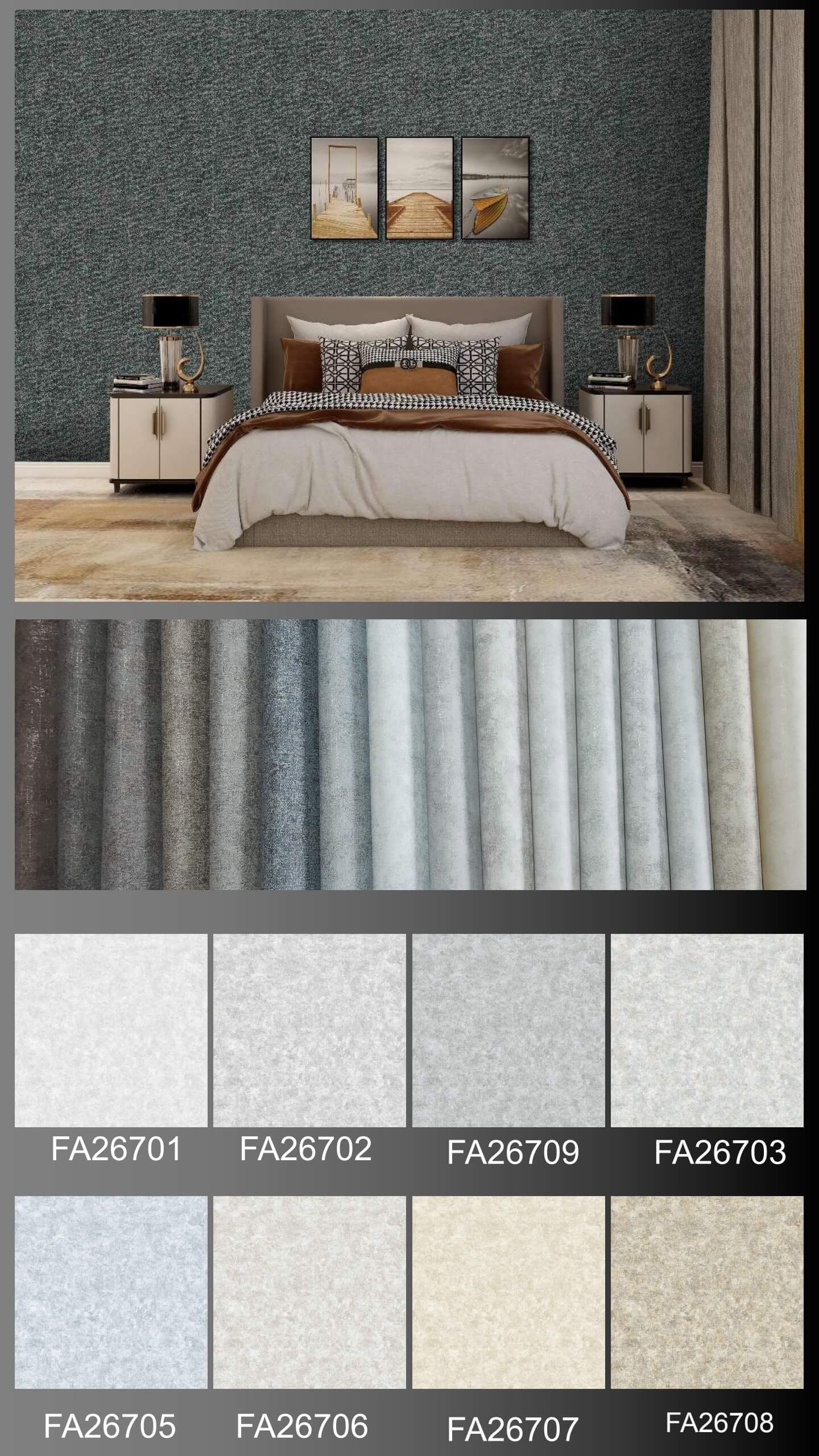 Zara Shimmer Metallic Geometric Wallpaper in Emerald & Gold from China