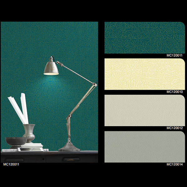 MultiColor PVC Solid Color Wallpaper for Office from China